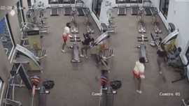 Kadına spor salonu içerisinde tüyler ürperten tecavüz girişimi anbean kamerada