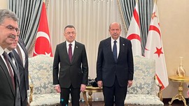 Fuat Oktay'dan KKTC Cumhurbaşkanı Tatar'a ziyaret