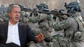 TSK teröristlerin sözde kalesinde! Bakan Akar: Mehmetçik, girilemez denilen mağaraya girdi!