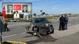 AK Parti Edirne İl Başkanı Belgin İba, trafik kazası geçirdi!