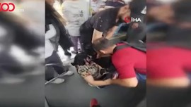 İETT otobüsünde iki kadın saç baş böyle kavga etti kimse onları ayıramadı