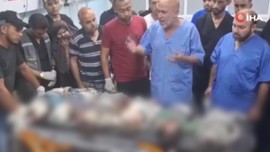 Filistinli doktor dünyaya haykırdı! “Bu çocukların suçu ne?” Çocukların cenazeleri önünde yardım çığlığı