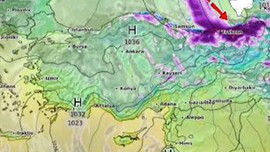 Gürcistan'dan gelecek, Karadeniz'e uyarı yapıldı. 5500 metre v