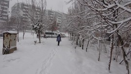 Bitlis'te akşam saatlerinde başladı, tüm kenti etkisi altına aldı. 111 köy yolu ulaşıma kapandı