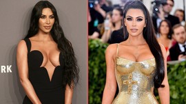 ABD'li ünlü televizyon yıldızı Kim Kardashian'ın plaj çekimlerinde verdiği göğüs dekoltesi ortalığı yaktı geçti! Eğilmesiyle olanlar oldu