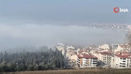 Tekirdağ'da sabah saatlerinde etkili oldu. Marmara Denizi'ni tamamen kapladı