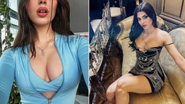 Defne Samyeli'nin kızı Derin Talu'dan yürek hoplatan pozlar! Derin göğüs dekolteli tarzıyla sınırları zorladı