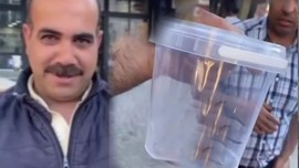 Elazığ’da 1 tanesi doğadan fırlayıp geldi... Vatandaşlar onu görünce büyük panik yaşadı. Acilen kapalı bir alana alındı