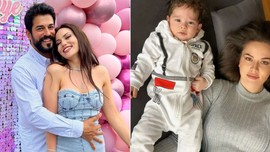 Fahriye Evcen ile Burak Özçivit'in oğlu Karan 6 yaşına girdi! Fenerbahçe konseptli doğum günü partisi dikkat çekti