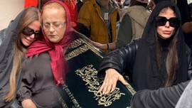 Simge Sağın'ın acı günü! Ablasını gözyaşları içerisinde son yolculuğuna uğurladı