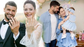 Yıldız Çağrı Atiksoy kızının yüzünü ilk kez gösterdi! Minik Mira Milena'nın doğum günü pozları büyük beğeni topladı