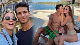 Ebru Şallı'nın oğlu Beren Tan yakışıklılığıyla ilgi odağı oldu! Adeta mankenlere meydan okuyor