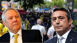 Binlerce kişi katıldı! Fenerbahçe taraftarından yürüyüş! Ali Koç ve yönetimini istifaya çağırdılar, Aziz Yıldırım'a destek oldular