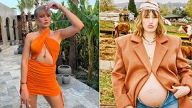 Anne olmak için gün sayan Gizem Karaca'dan 35. hafta güncellemesi! Karnı burnunda pozunu paylaştı