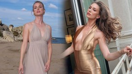 Yasemin Kay Allen'dan nefes kesen paylaşım! Gece denize girdi, bikinili hali mest etti