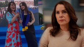 Oyuncu Sevinç Erbulak'ın gurur günü! Kızı Zeynep Kavin liseden mezun oldu