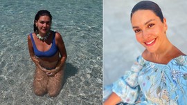 Bergüzar Korel'den ortalığı kasıp kavuran tatil paylaşımı! Mor bikinisiyle dikkatleri üzerine çekti