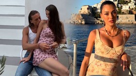 Dilan Çiçek Deniz ile Rafael Cemo Çetin tatilde aşka geldi! Romantik pozları büyük beğeni topladı