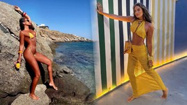 Eda Taşpınar'dan nefes kesen tatil paylaşımı! Üstsüz bir şekilde pozlar verdi, o hali sosyal medyayı kasıp kavurdu