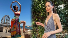 Ünlü oyuncu Ezgi Şenler'den tatil paylaşımı! Bikinisiyle poz verdi, kusursuz fiziği dikkat çekti