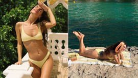 Aslı Sümen tatilde sınır tanımadı! Sere serpe uzandığı o kare sosyal medyada olay oldu!