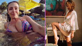 OnlyFans hesabı açması büyük tartışma yaratmıştı! Cesur içerikler üreten Karoline Fişekçi mor taytıyla spor yaptığı anları paylaştı