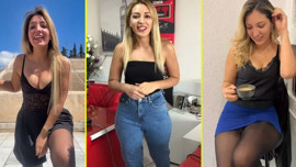 KPSS derslerinde giydiği mini elbise Türkiye'de gündem olmuştu! Fidan öğretmen spor sütyeni ve dar siyah taytıyla paylaşınca görenler bakakaldı