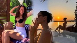Hazal Subaşı’ndan tatil fırtınası! Cesur pozlarıyla takipçilerini büyüledi