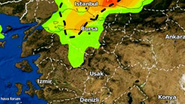 İstanbul'da Bahçeşehir, Başakşehir, Beylikdüzü, Esenyurt, Avcılar, Bakırköy, Şişli, Sarıyer ve Arnavutköy'e perşembe haberi verildi. Yukarıdan bir anda gelecek