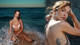 Dünyaca ünlü şarkıcı Rita Ora'dan olay yatak odası pozu! Görenler çıplak sandı, o hali gündem oldu