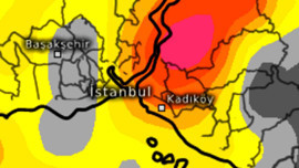 İstanbul'da Bayrampaşa, Bağcılar, Esenyurt, Şişli, Sarıyer, Bahçelievler, Beylikdüzü'ne perşembe günü için de elektrik fırtınası uyarısı