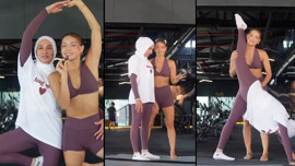 Genç kızın, annesiyle birlikte çektiği spor videosu gündem oldu. Annesinin güzelliğine sosyal medyada yorum yağdı