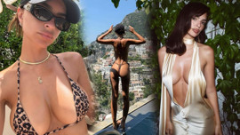 Dünyanın en çekici kadını Emily Ratajkowski'den olay tatil paylaşımı! Tanga bikinisiyle fırtınalar estirdi, kusursuz fiziği mest etti