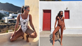 Eda Taşpınar'dan olay tatil paylaşımı! Üstsüz bir şekilde sere serpe uzandı, o pozu sosyal medyayı salladı