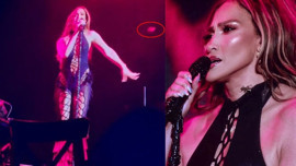 Jennifer Lopez'e sahnede böcek şoku! Elbisesinin içine girdi, eliyle alıp fırlattı