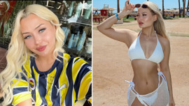 Fenerbahçeli TikTok fenomeni beyaz bikinisiyle paylaştı kusursuz fiziği büyüledi