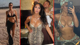 Kim Kardashian transparan iç çamaşırı giyip arkasını dönünce olanlar oldu