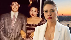 30 yıl sonra yolları kesişti! Oyuncu Yeşim Ceren Bozoğlu çocukluk aşkıyla bir araya geldi