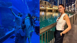 Fahriye Evcen ve Burak Özçivit'in Dubai tatili! Mutlu aile pozlarına beğeni yağdı