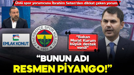 Ünlü spor yorumcusu İbrahim Seten’den dikkat çeken yorum: Bunun adı resmen Piyango! Bakan Murat Kurum büyük destek verdi