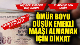 Türkiye'de 31 Aralık'tan sonrası için kötü haber verildi! Ömür boyu düşük emekli maaşı alacaklar