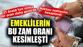 Emeklilerin 31 Aralık'tan sonraki bu zam oranı kesinleşti! Garanti zam tutarı nokta noktasına hesaplandı