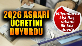 2026 asgari ücretini duyurdu! Flaş rakamı milyonlarca kişi ilk kez duydu