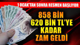 1 Ocak'tan sonra resmen başlıyor! 858 bin 620 TL'ye kadar zam geldi, duyanların kulakları çınladı