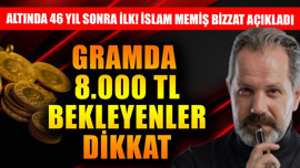 Altında 46 yıl sonra bir ilk! Gramda 8.000 TL bekleyenler dikkat! İslam Memiş bizzat açıkladı