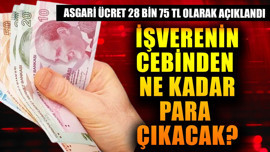 Asgari ücret 28 bin 75 TL olarak açıklandı! İşverenin cebinden ne kadar para çıkacak?