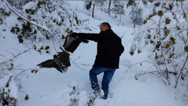 Giresun’da yol kenarında pençelerinin arasından can çekiyordu! Vatandaşlar doğadaki manzaraya kayıtsız kalmadı