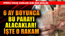 Emekli zammında  son düzlük! 6 ay boyunca bu parayı alacaklar işte o rakam