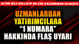 Altını bile sollayıp en çok kazandıran olmuştu! Uzmanlardan yatırımcılara 1 numara hakkında flaş uyarı