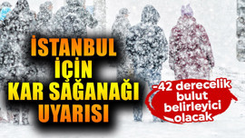 İstanbul'a kar sağanağı uyarısı! -42 derecelik bulut belirleyici olacak